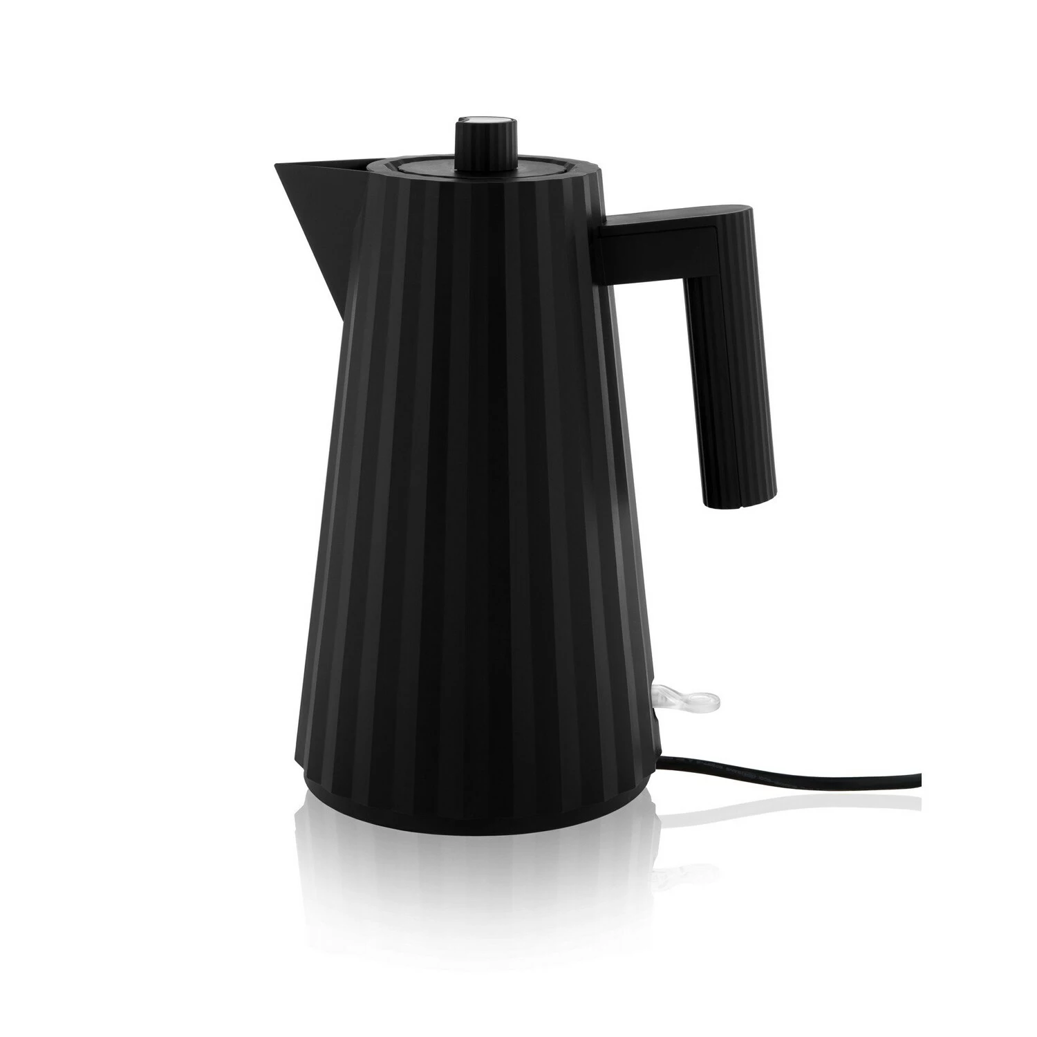 Alessi Electric Kettle Plissé, Black