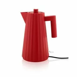 Alessi Electric Kettle Plissé, Red