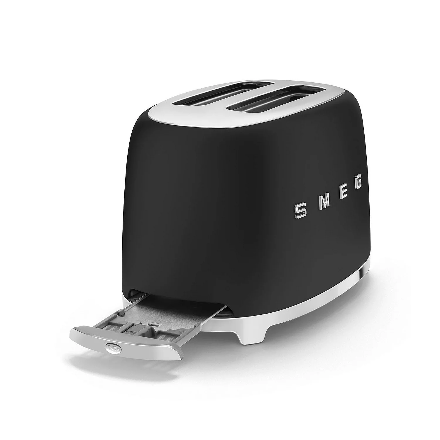 Smeg Toaster 2 Slices, Matt Black - Image 2
