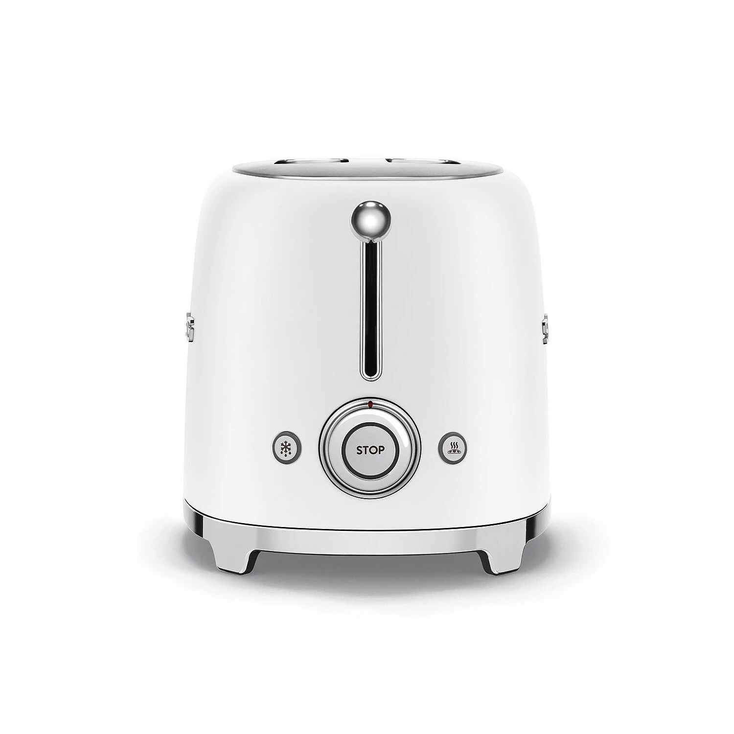 Smeg Toaster 2 Slices, Matt White - Image 2