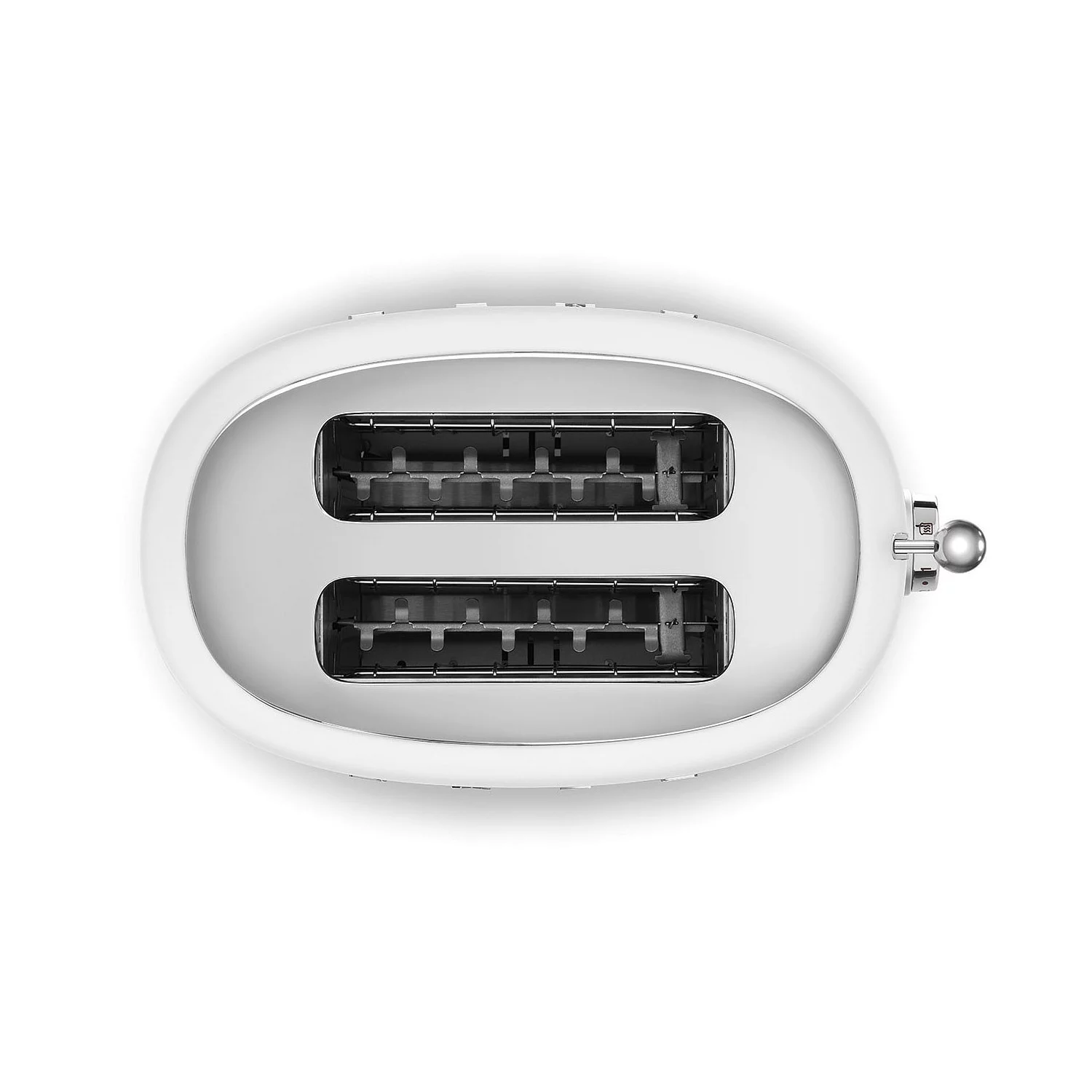 Smeg Toaster 2 Slices, Matt White - Image 3