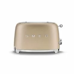 Smeg Toaster 2 Slices, Matt Gold