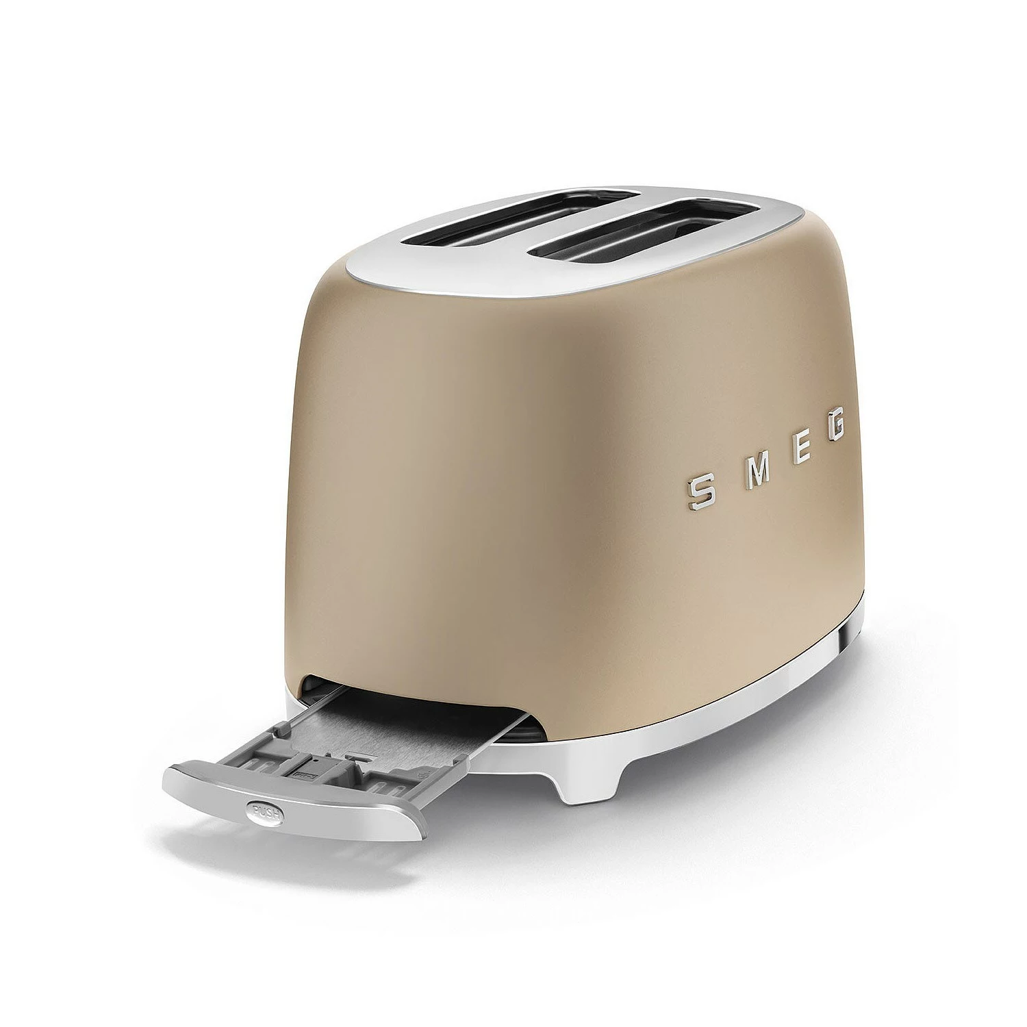Smeg Toaster 2 Slices, Matt Gold - Image 3
