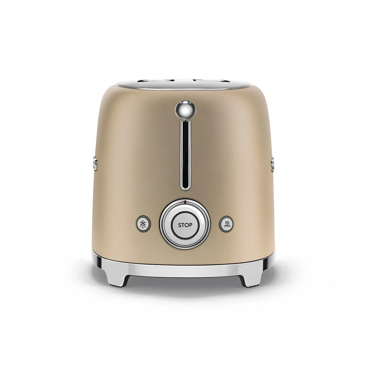 Smeg Toaster 2 Slices, Matt Gold - Image 4