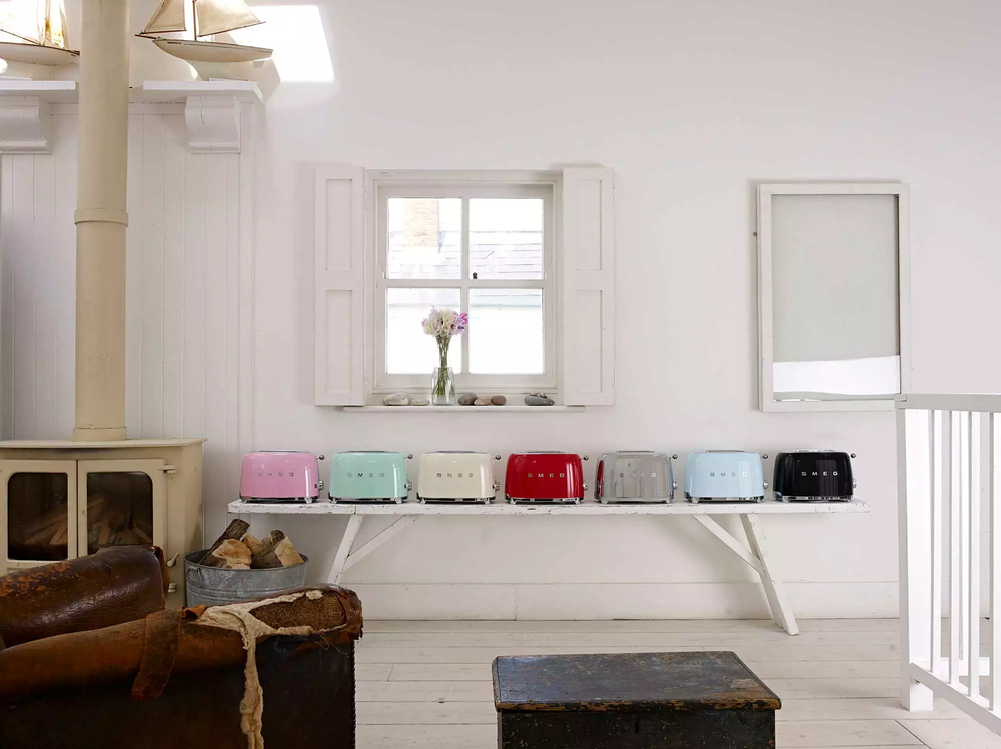 Smeg Toaster 2 Slices, Matt White - Image 6