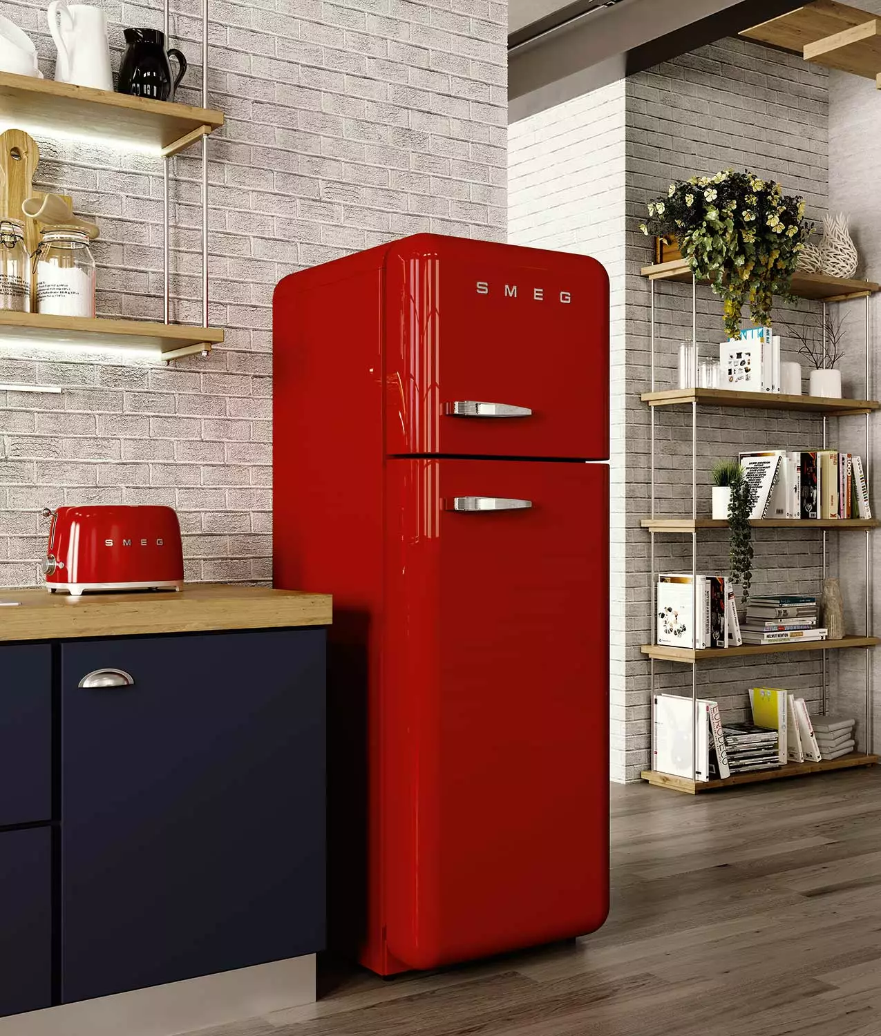 Smeg LeivÀnpaahdin,Kahdelle Viipaleelle, Punainen - Image 5