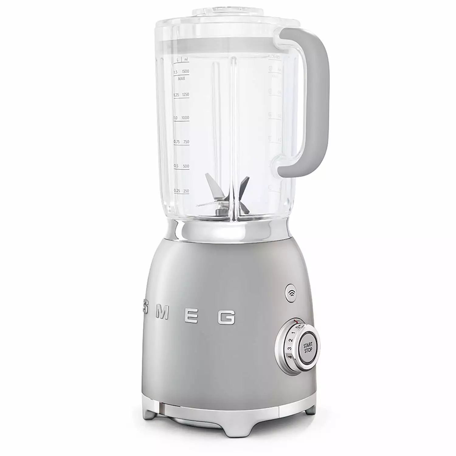 Smeg Tehosekoitin 1,5 L, Hopea - Image 3