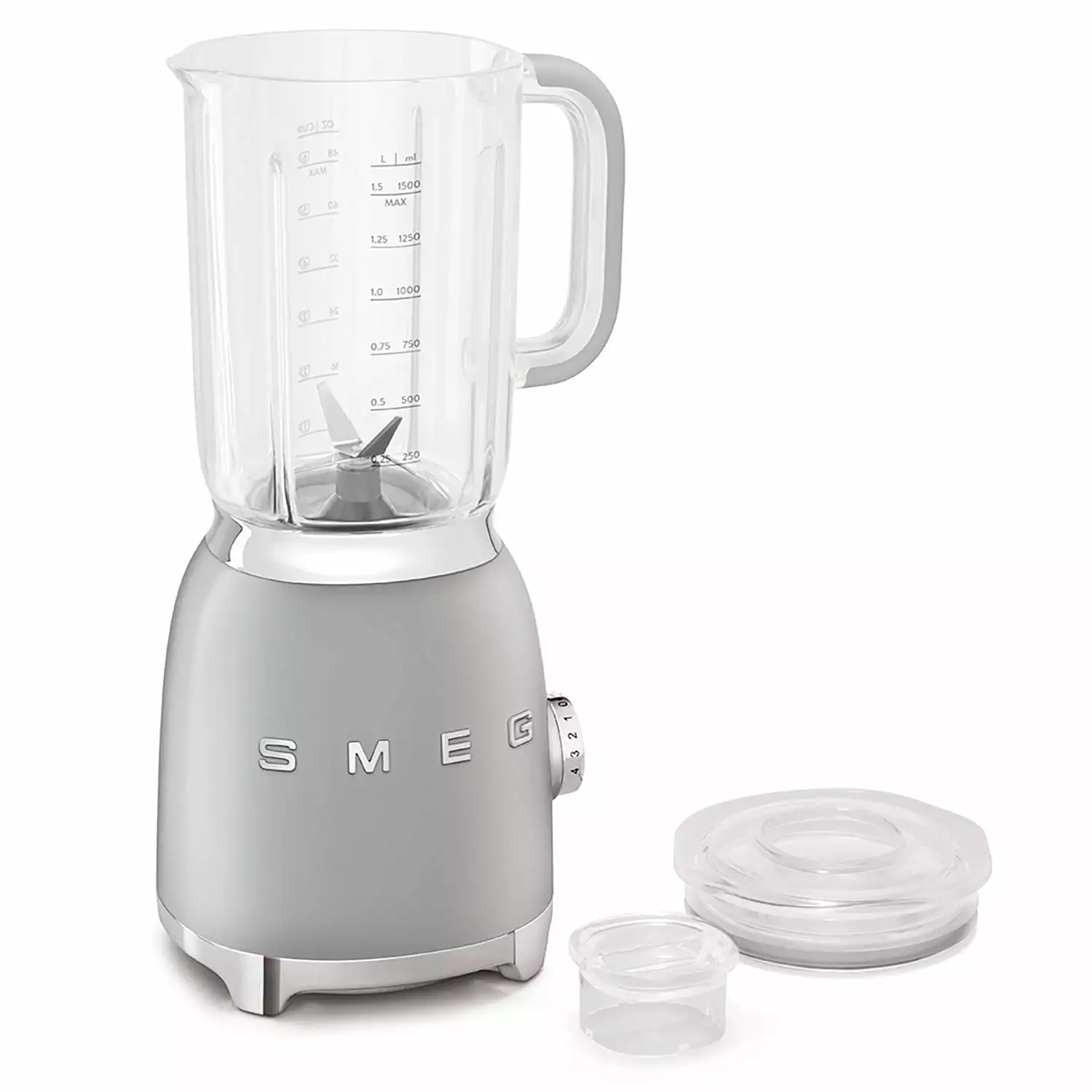 Smeg Tehosekoitin 1,5 L, Hopea - Image 4