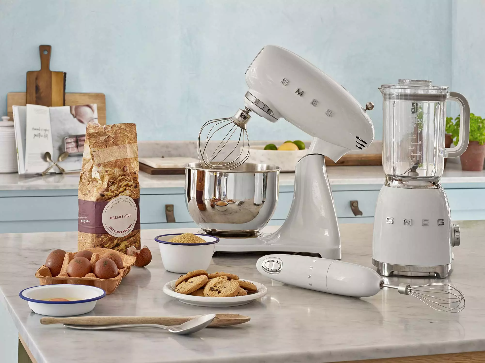 Smeg Tehosekoitin 1,5 L,Valkoinen - Image 2