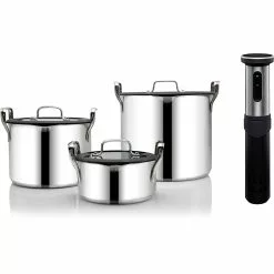 Wilfa Sous Vide SVS-1200S Sous Vide -Kiertolämmitin + Pinottava Ruukkusetti