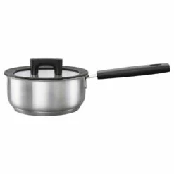 Fiskars Hard Face Steel Saucepan, 1,8 L/18 Cm