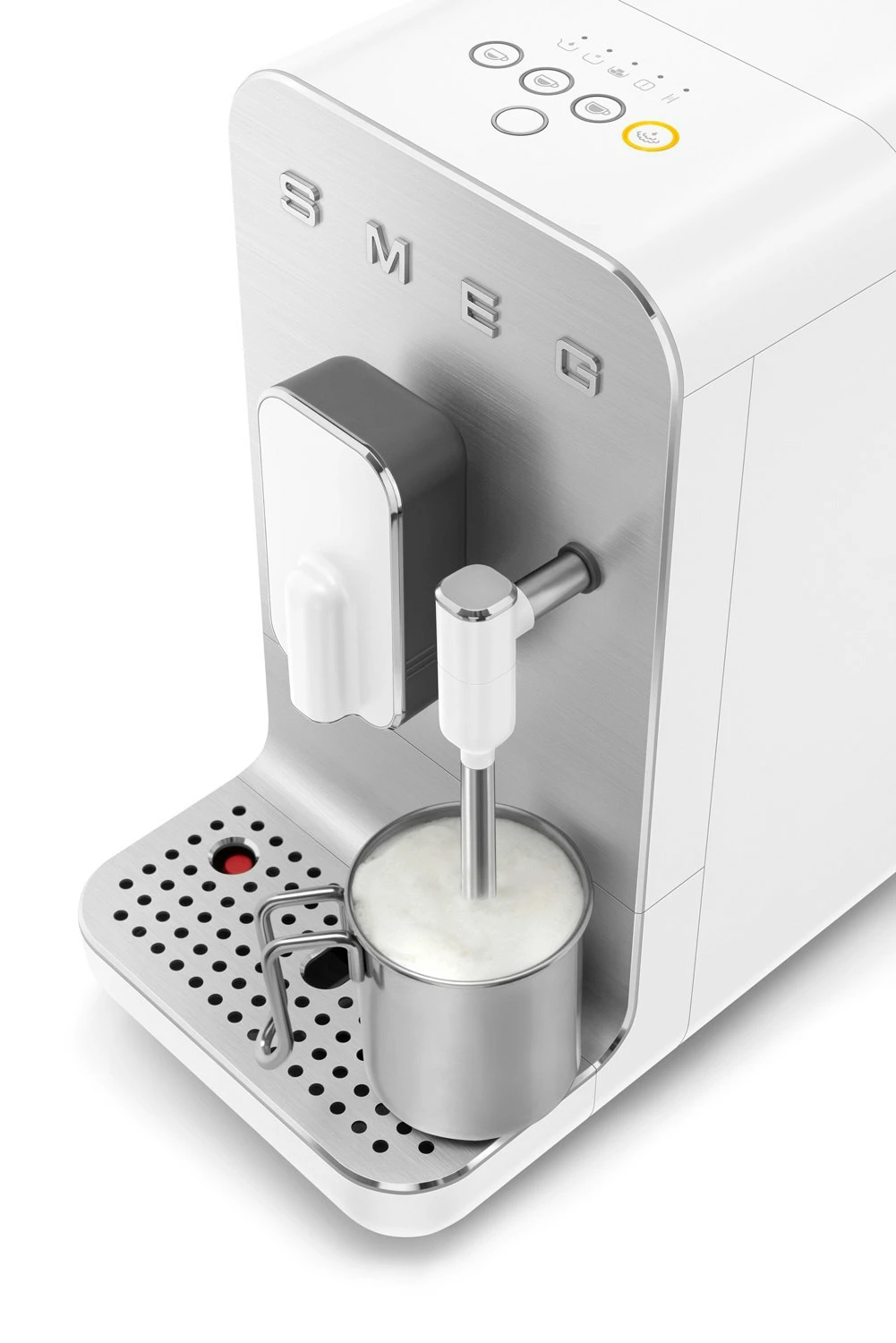 Smeg Bean To Cup Kahvinkeitin Maidonvaahdottimella, Valkoinen - Image 4