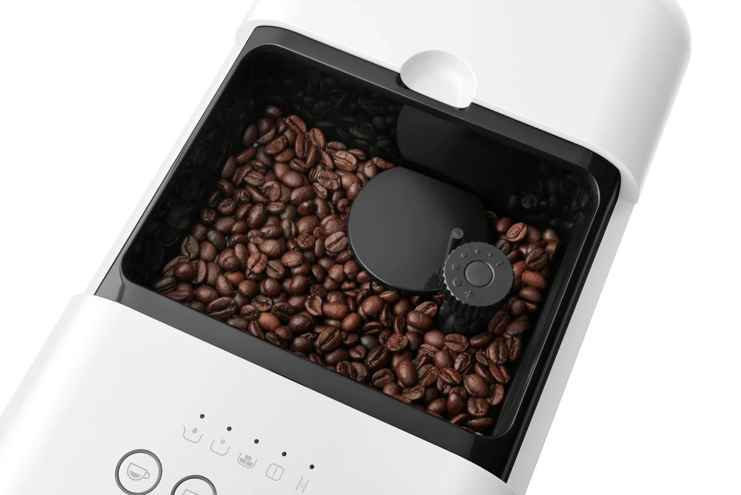 Smeg Bean To Cup Kahvinkeitin Maidonvaahdottimella, Valkoinen - Image 3