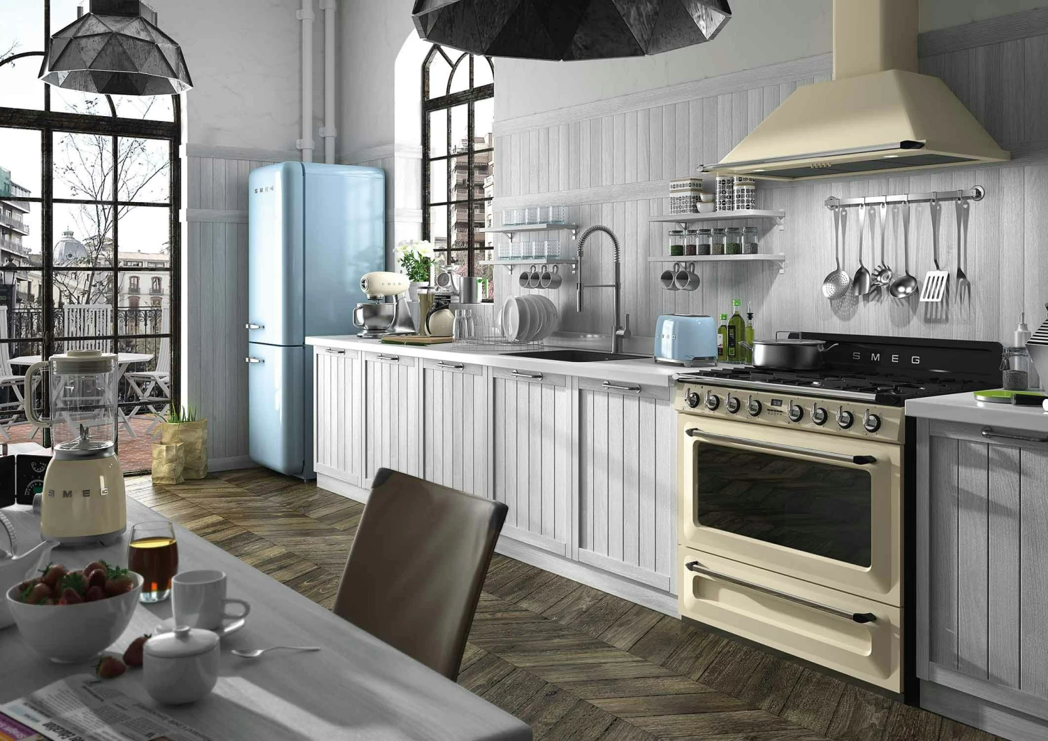 Smeg LeivÀnpaahdin, Kahdelle Viipaleelle, Pastellinsininen - Image 6