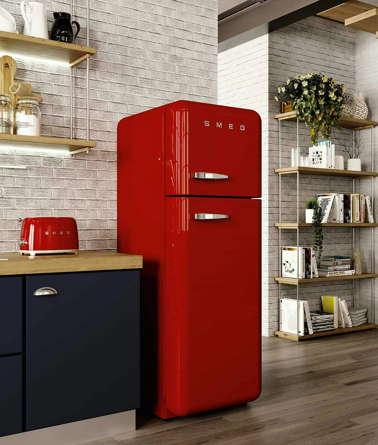 Smeg LeivÀnpaahdin,Kahdelle Viipaleelle, Punainen - Image 5