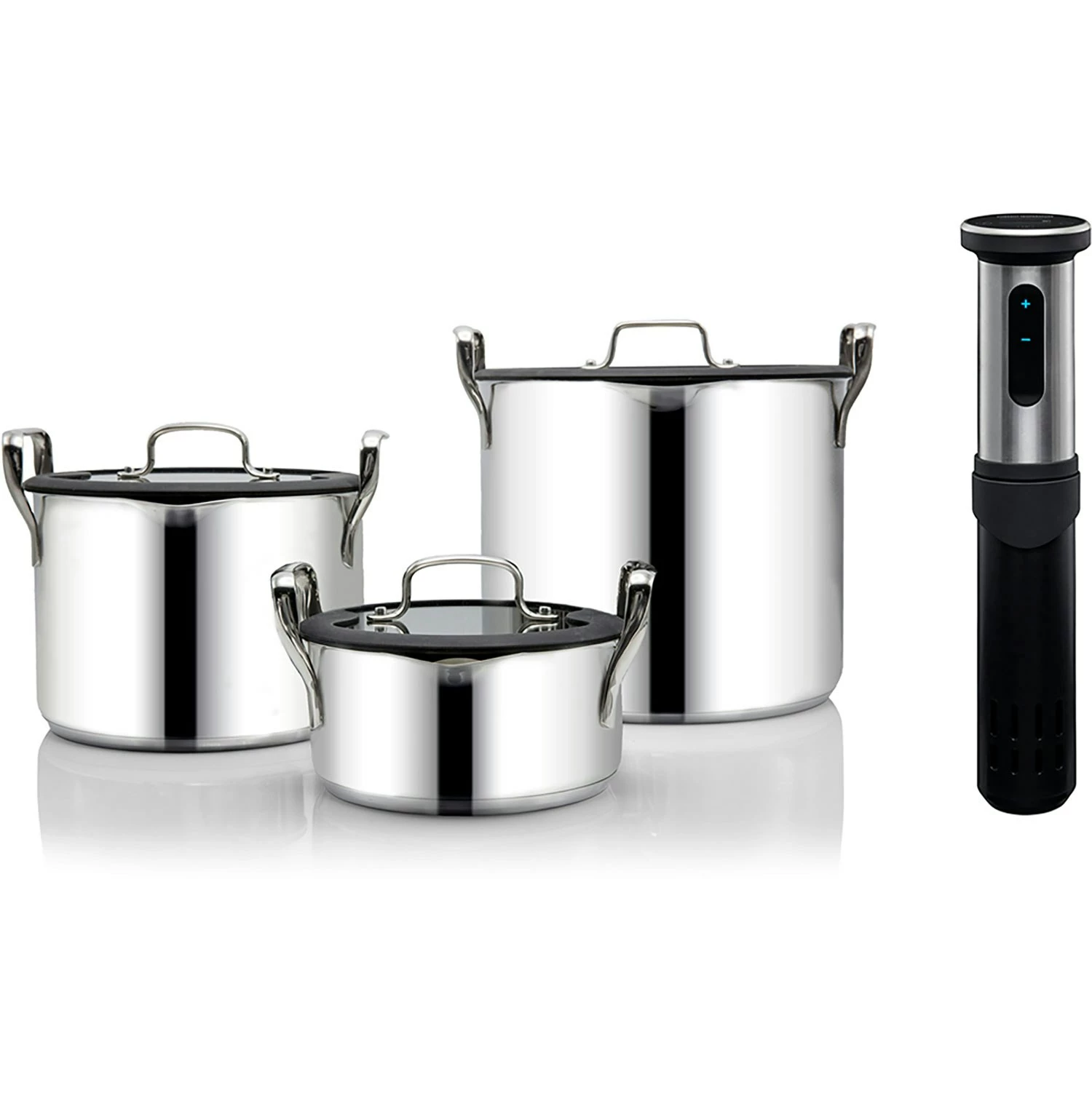 Wilfa Sous Vide SVS-1200S Sous Vide -Kiertolämmitin + Pinottava Ruukkusetti